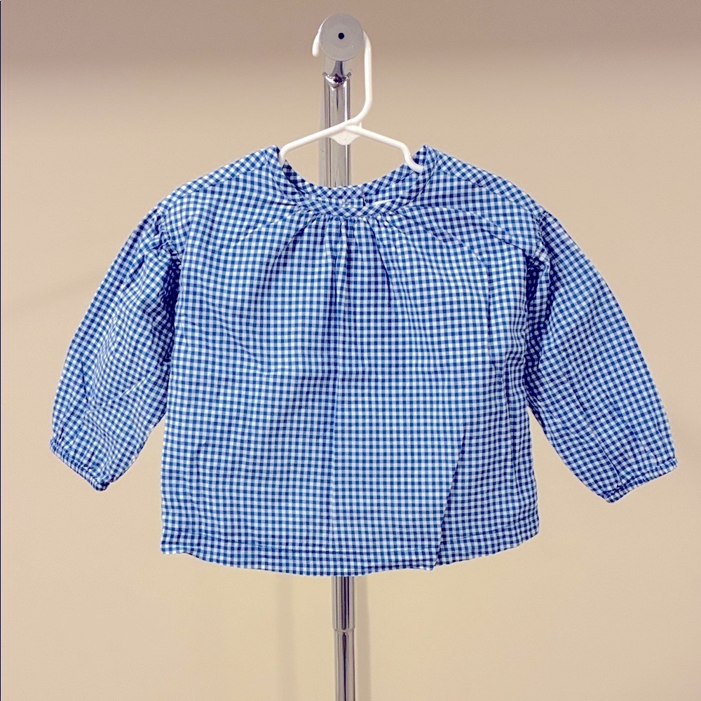 Gymboree Girls’ Blue Checkered Blouse